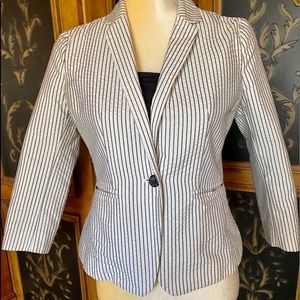 Loft light weight striped jacket